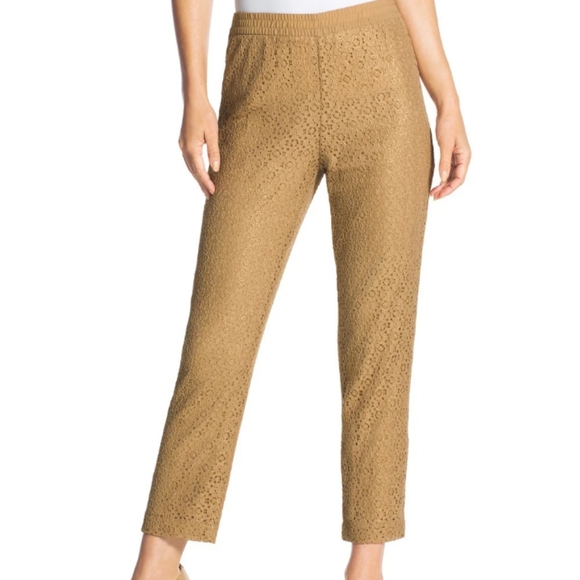 Chico’s Pull On Lace Ankle Pants - Picture 1 of 15